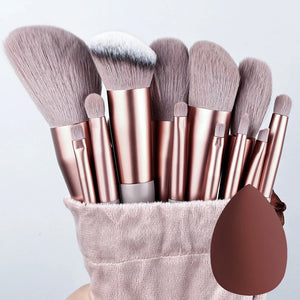 13-18Pcs Makeup Brush Set Professional Super soft detail brush Blush Brush Foundation Concealer Eyeshadow Brush Lady Beauty Tool - Trendy Enterprise Market