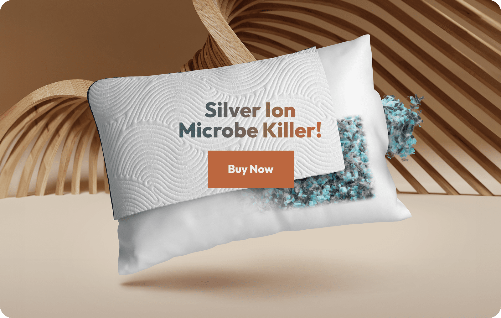 Silver Ion Microbe Killing Para Pur Parallel Pillow