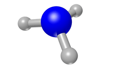 hajusuola ammoniakki molekyyli
