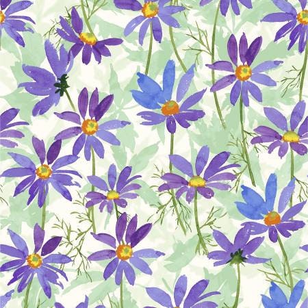 Anthemy Lavender - Judy's Bloom Collection by Eleanor Burns for