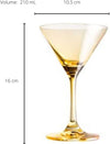 Crystal Luxury 7-oz Martini Glasses – Set of 6