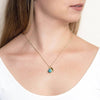 December Turquoise Birthstone Necklace