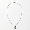 December Turquoise Birthstone Necklace