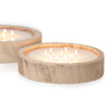 Paulownia Circular Wood Candle