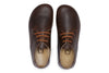 Men's Barefoot Grounding Lace Up Shoe - Coffee