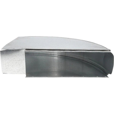 View 10" X 8" Flat Duct 90°