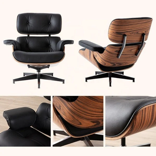 détails fauteuil lounge eames