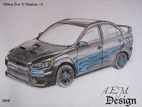 My first car drawing.