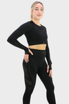 Yoga top black