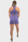 Seamless short purple