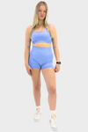 Seamless short blue