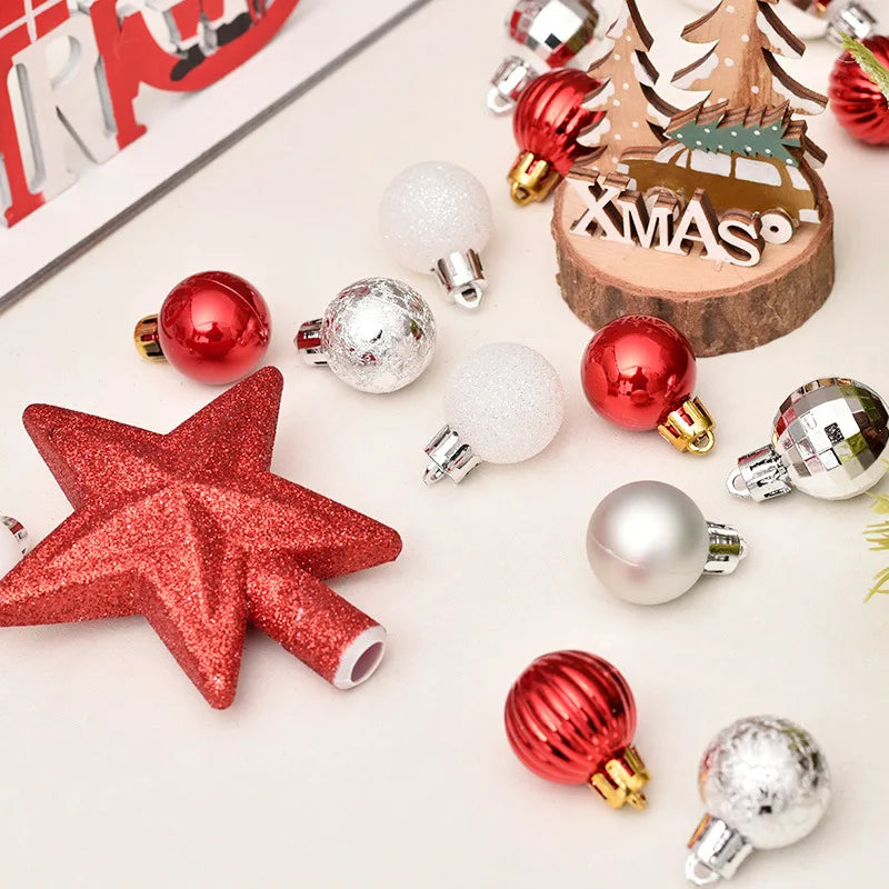 30-Piece Christmas Bauble Set for Tree Decor - Image 22