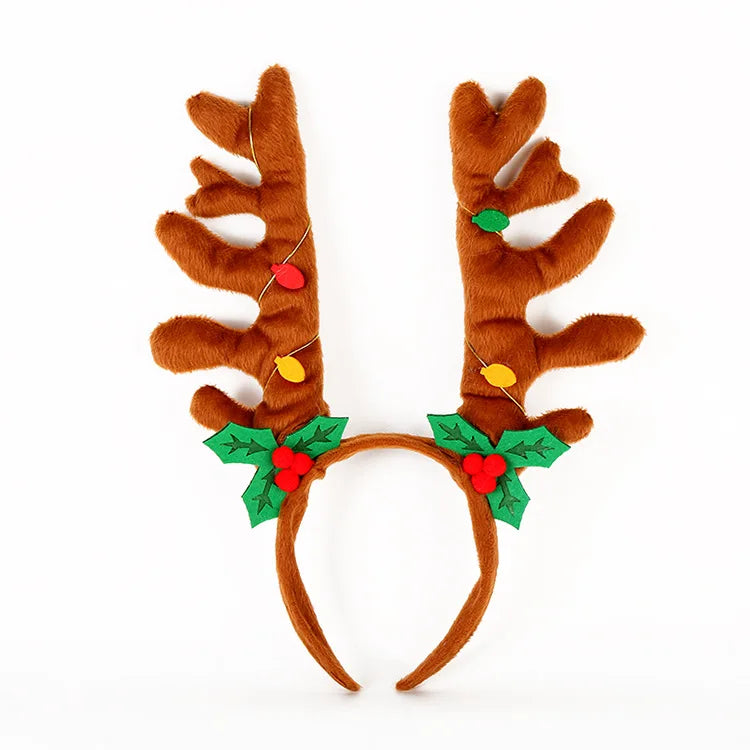Festive Christmas Antlers Headband - Perfect Holiday Accessory! - Image 13