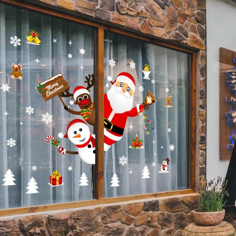 Festive Christmas Wall & Window Stickers Decor - Image 5