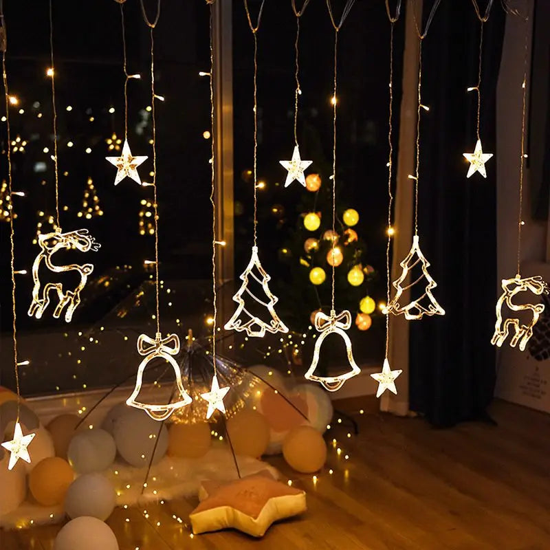 Magical LED Christmas Curtain String Lights - Image 48