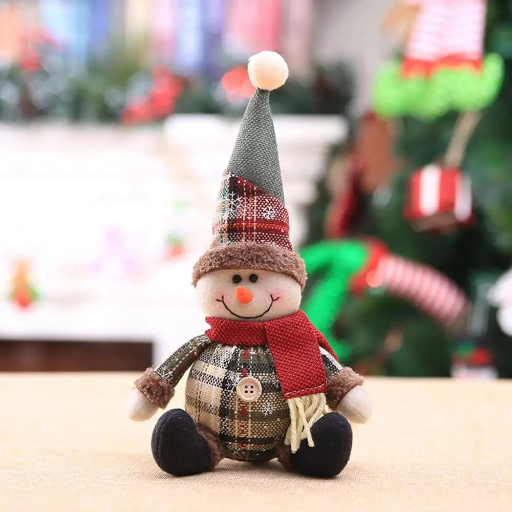 Cheerful Snowman & Elk Christmas Table Decor - Image 7