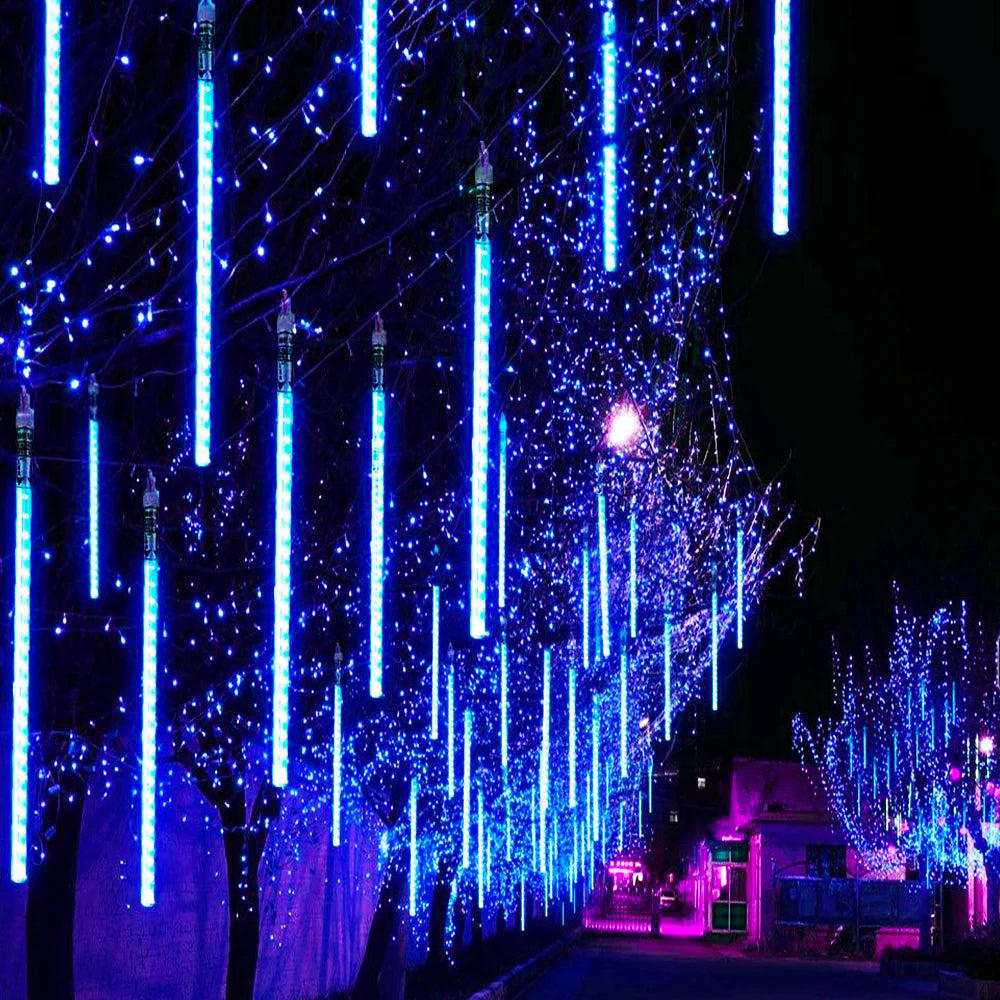 Waterproof LED Meteor Shower Lights for Christmas - Image 17