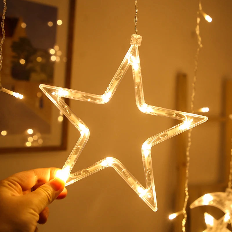 Magical LED Christmas Curtain String Lights - Image 32