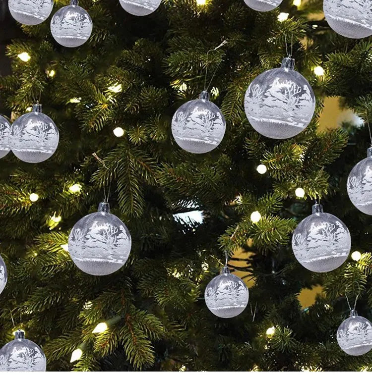 Christmas Transparent Ball Ornaments for Festive Decor - Image 11