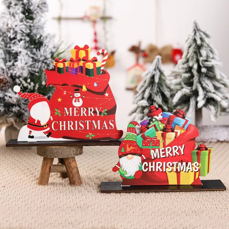 Charming Wooden Christmas Ornaments for Holiday Joy - Image 45