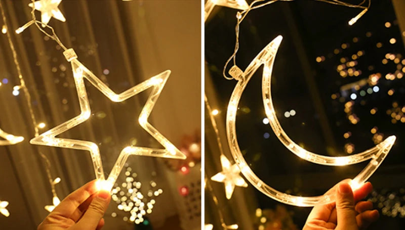 Magical LED Christmas Curtain String Lights - Image 59