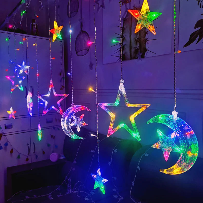 Magical LED Christmas Curtain String Lights - Image 35