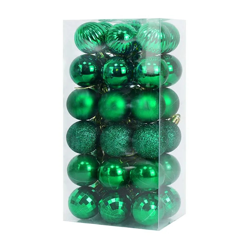 Festive Christmas Ball Ornaments for Tree Decor - Image 49