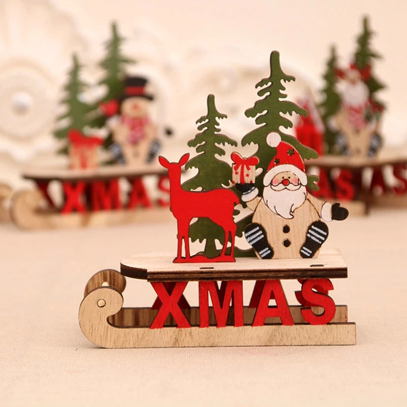 Charming Wooden Christmas Ornaments for Holiday Joy - Image 36