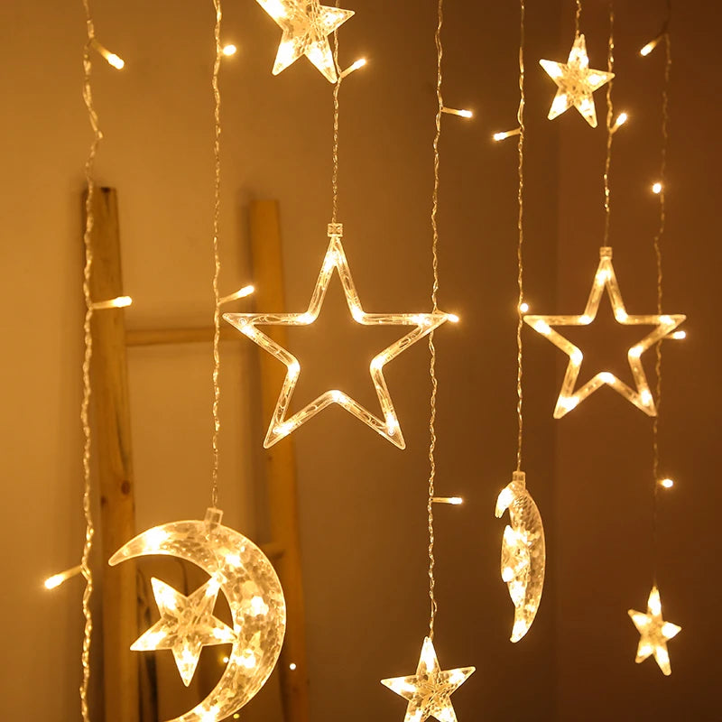 Magical LED Christmas Curtain String Lights - Image 31