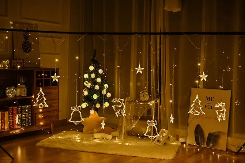 Magical LED Christmas Curtain String Lights - Image 50