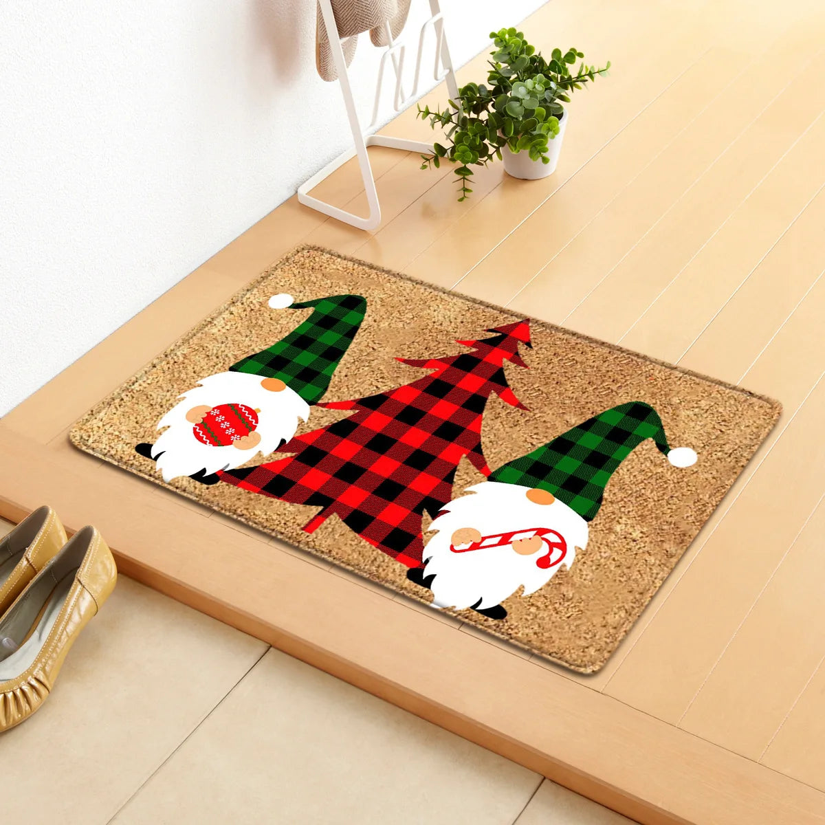 Festive Gnomes & Elk Christmas Doormat - Image 16