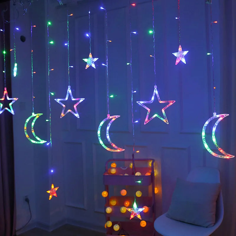 Magical LED Christmas Curtain String Lights - Image 58