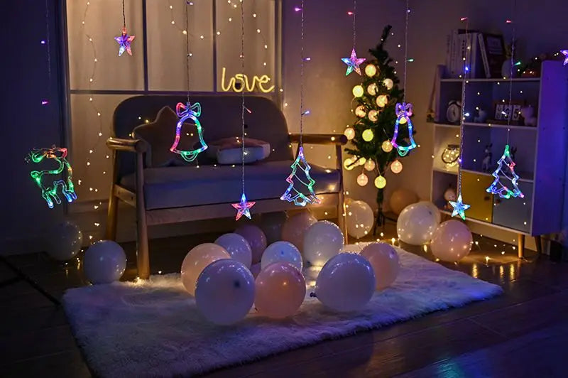 Magical LED Christmas Curtain String Lights - Image 53