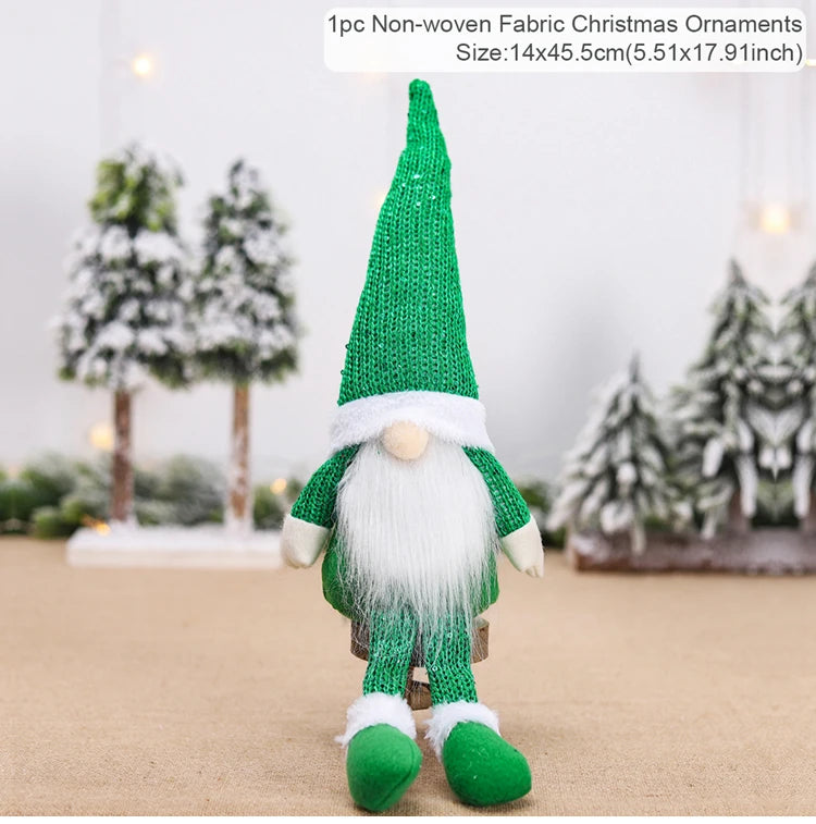 Charming Santa Faceless Doll Christmas Decor - Image 14