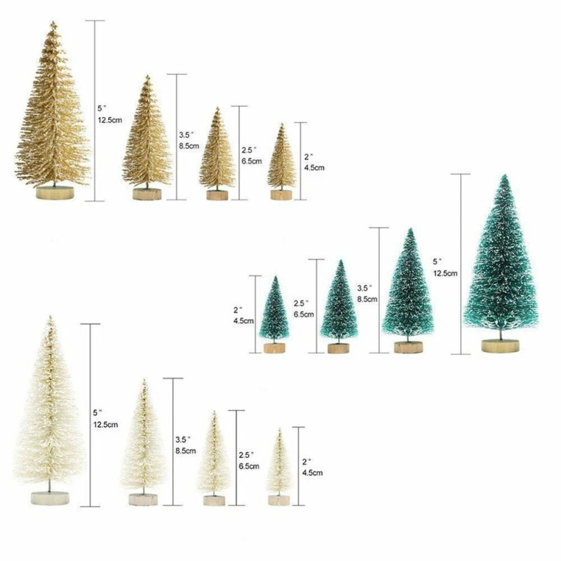 8-Piece Mini Christmas Tree Decoration Set - Image 9