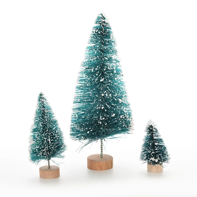 Miniature Snowy Christmas Trees for Festive Decor - Image 14