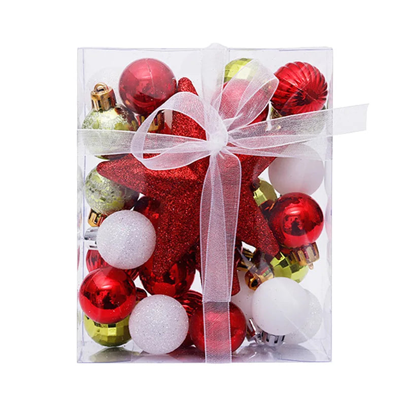 30-Piece Christmas Bauble Set for Tree Decor - Image 18