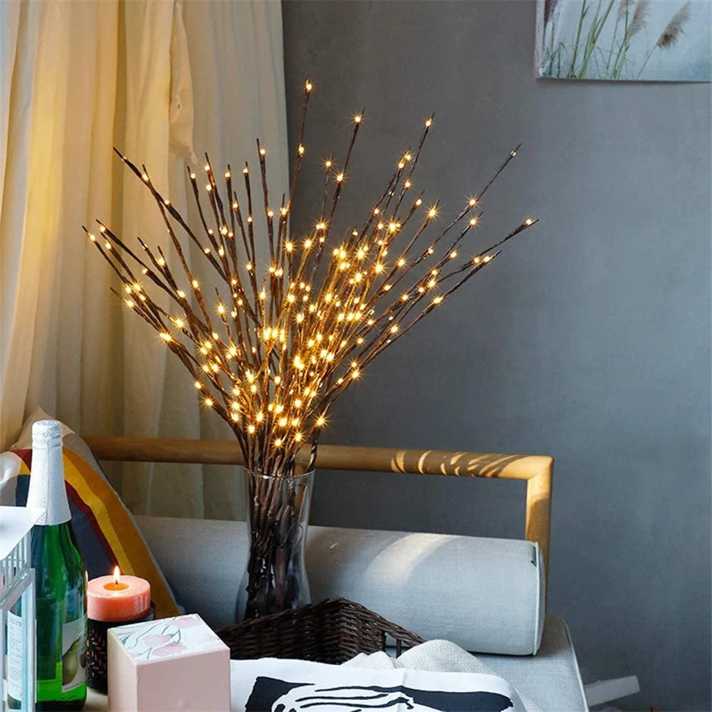 20 LED Willow Branch Lights for Festive Decor - Image 21