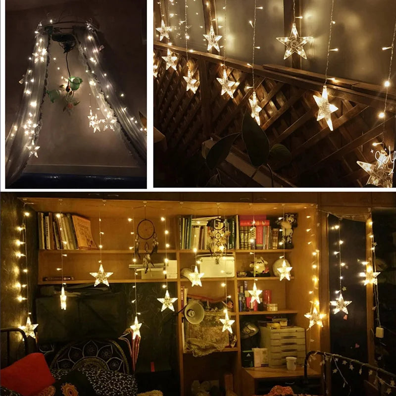 Magical LED Christmas Curtain String Lights - Image 40