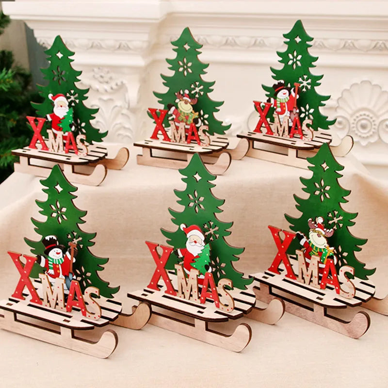 Charming Wooden Christmas Ornaments for Holiday Joy - Image 40