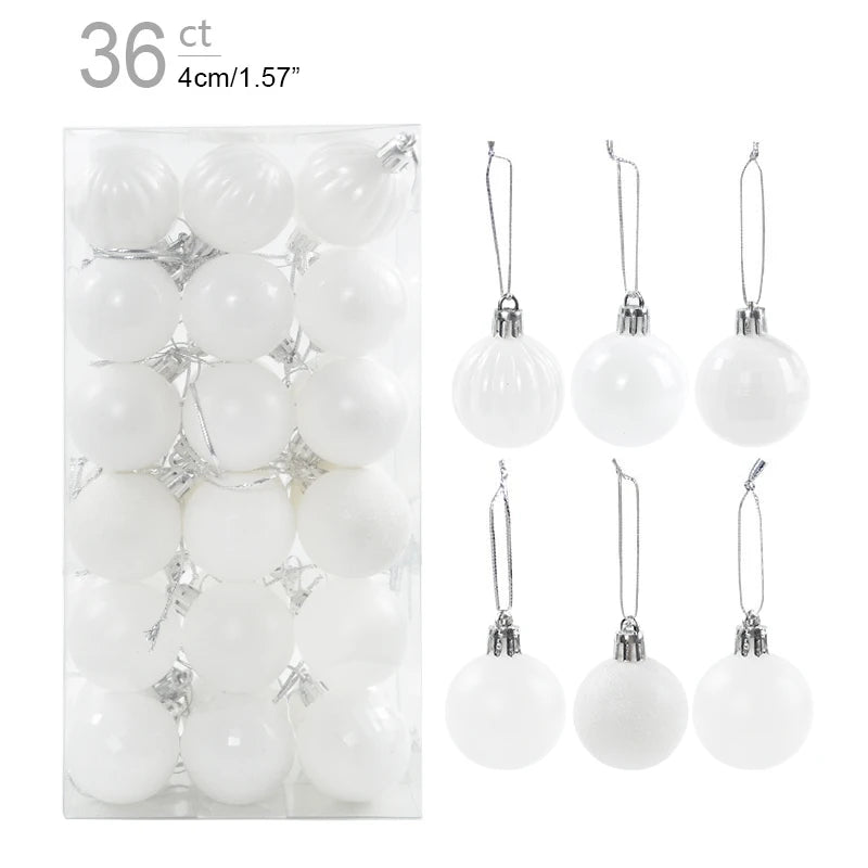 Festive Christmas Ball Ornaments for Tree Decor - Image 20