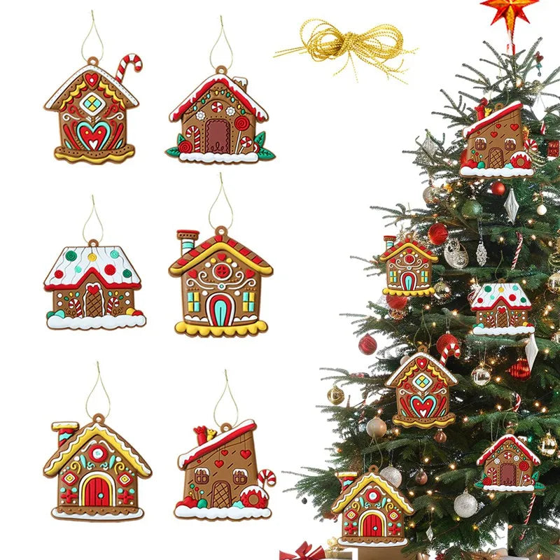 Charming Gingerbread House Christmas Ornament for Festive Decor - Image 14