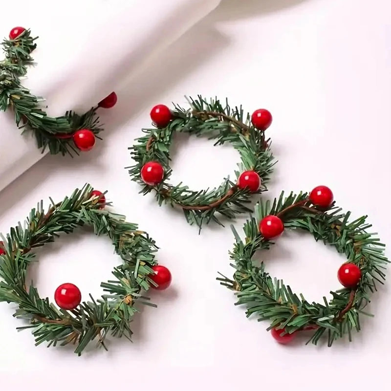 Festive Christmas Napkin Rings for Holiday Cheer - Image 13