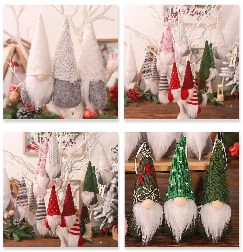 Charming 3pc Gnome Dolls for Christmas Decor - Image 19