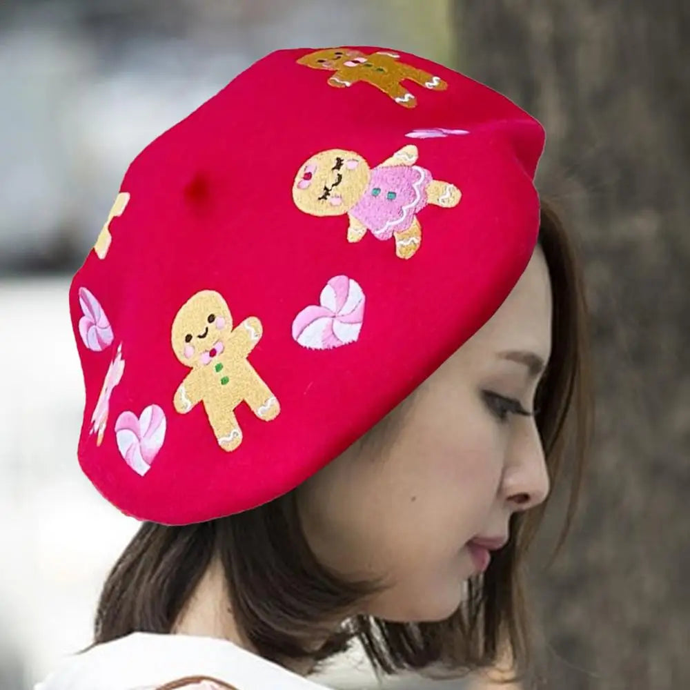 Chic Christmas Beret Hat for Elegant Style - Image 15