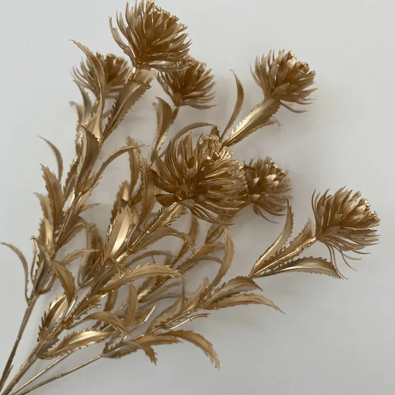 “Elegant Golden Eucalyptus Rose Bouquet for Christmas” - Image 26