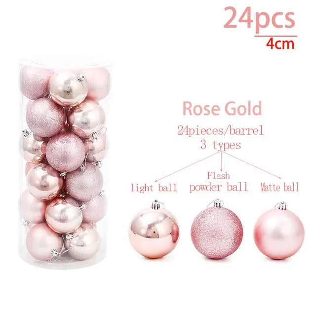 24/36pcs Festive Christmas Ball Ornaments Set - Image 20