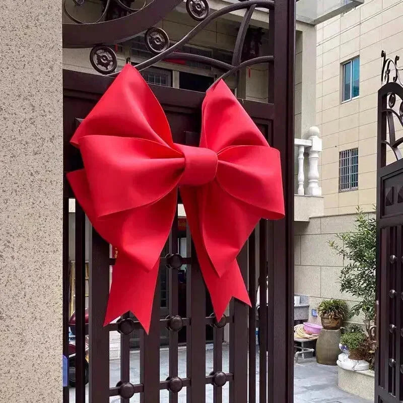 Festive Giant Bow Decorations for Christmas Celebrations - Image 7