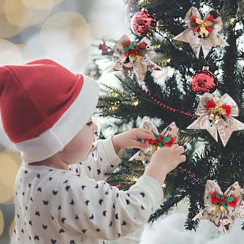 Festive Christmas Bow Pendant Decor for Holiday Cheer - Image 20