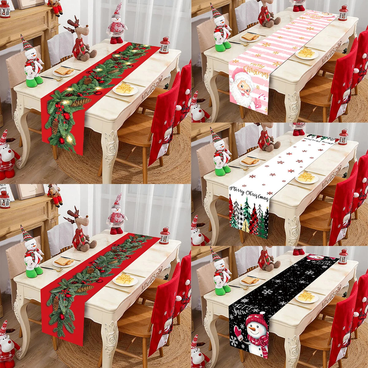 Festive Christmas Table Runner for Holiday Décor - Image 11
